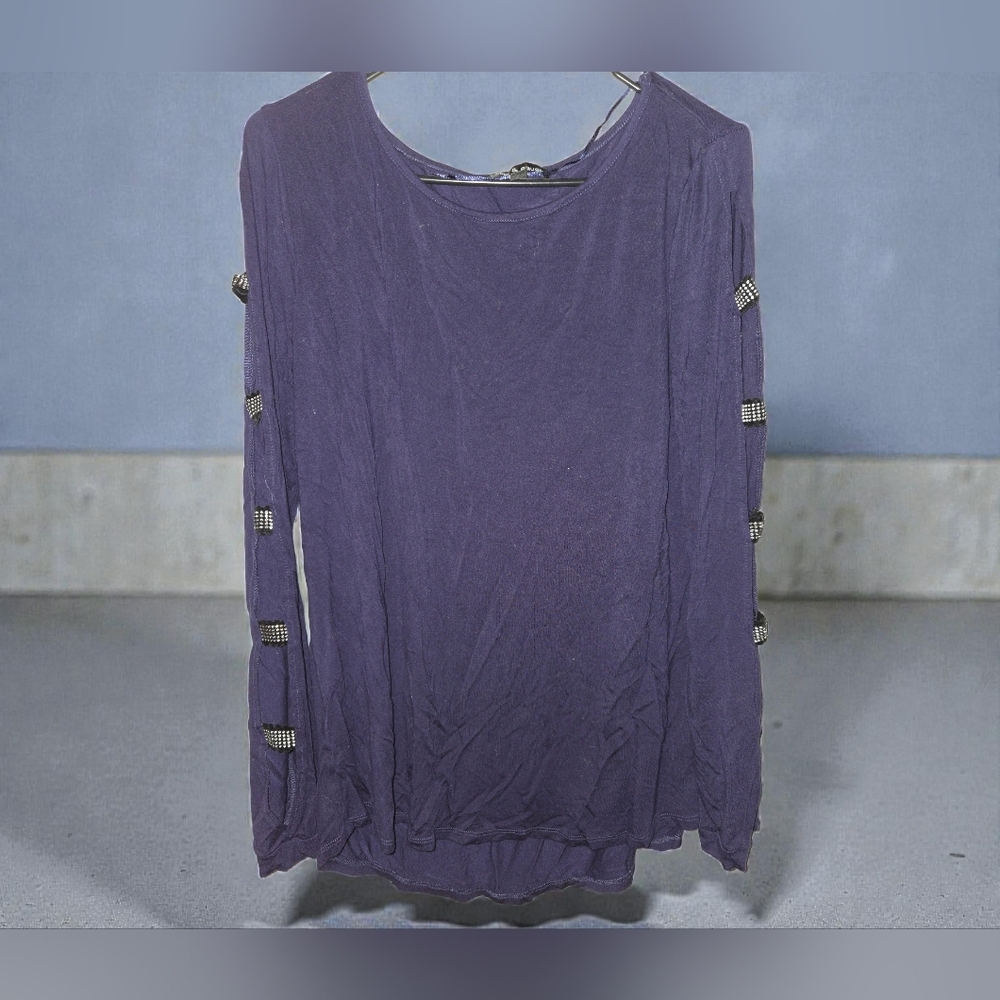 Elegant Navy Blue Women's Top